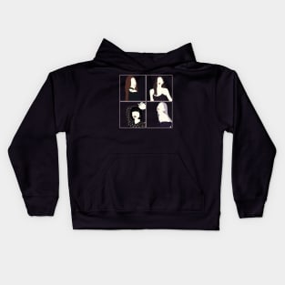 K-POP FLAT DESIGN FANART Kids Hoodie